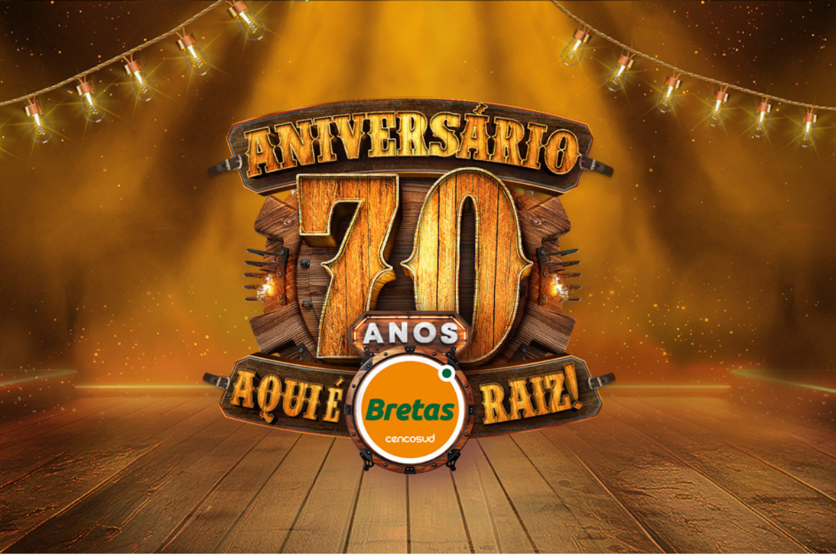 70 Anos do Bretas: celebre conosco com descontos especiais e prêmios exclusivos!